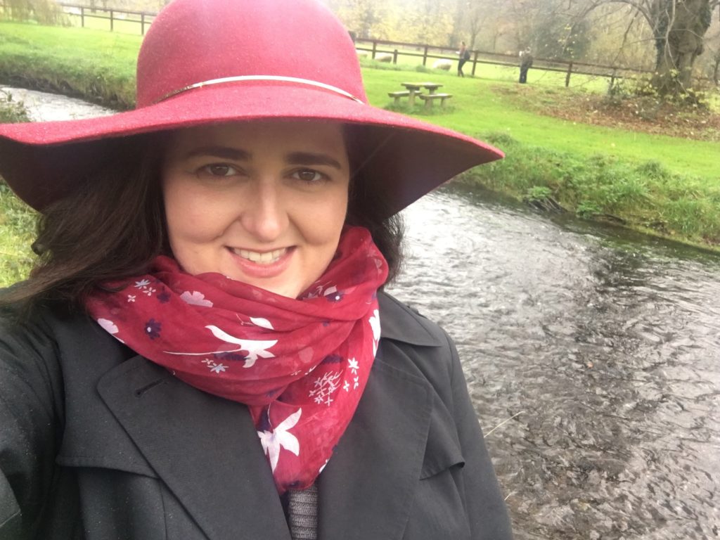 Michelle at Blarney Castle