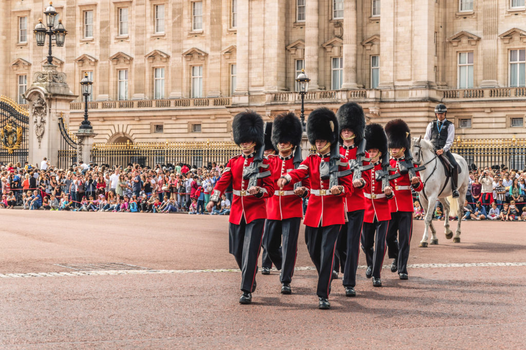 Changing of the Guard at Buckingham Palace London