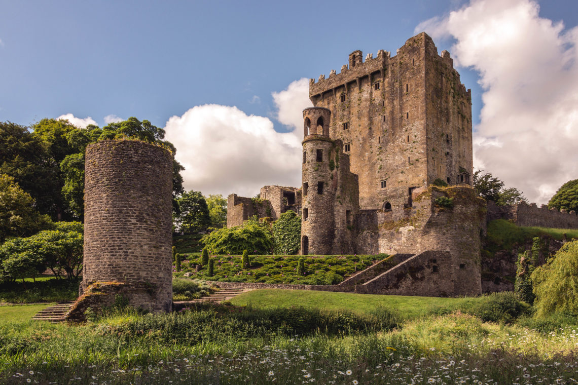 Blarney Castle with tower Cork Ireland